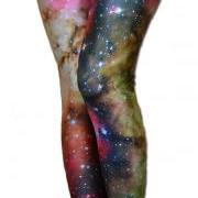 Space Galaxy Leggings-Purple Galaxy Clothing Printed Leggings-Dead Space Leggings-Yoga Pants-Galaxy Nebula Socks Stocking-Leg-Galaxy Tights