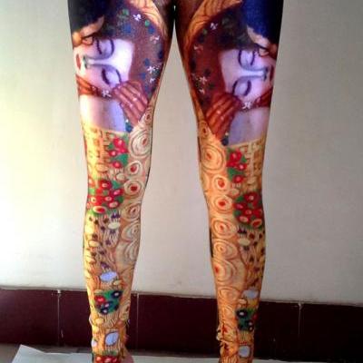  Woman Leggings- Printed Leggings- Leggings- Pants- Tights-
