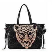 Nice Leopard Sparking Handbag